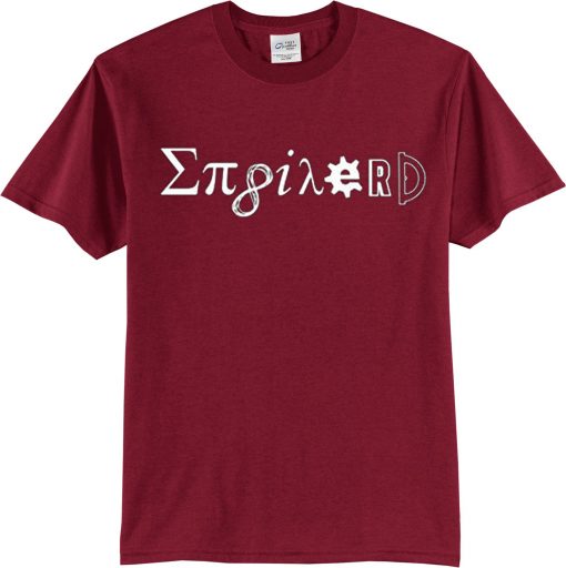 123t Men's Enginerd Maroon T shirts