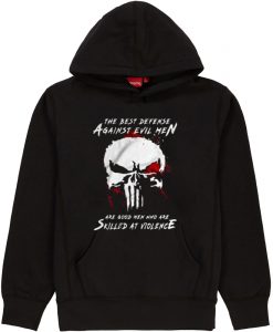 Are Good Men Who Are Skilled At Violence The Punisher Black Hoodie