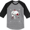 Are Good Men Who Are Skilled At Violence The Punisher Grey Black Raglan Tshirts