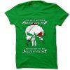 Are Good Men Who Are Skilled At Violence The Punisher Light Green T shirts