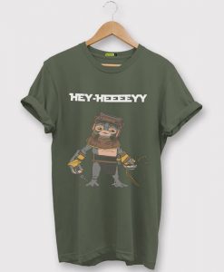 Babu Frik Hey Green Army T shirts