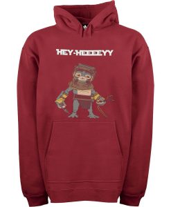 Babu Frik Hey Maroon Hoodie