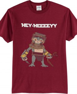 Babu Frik Hey Maroon T-shirt