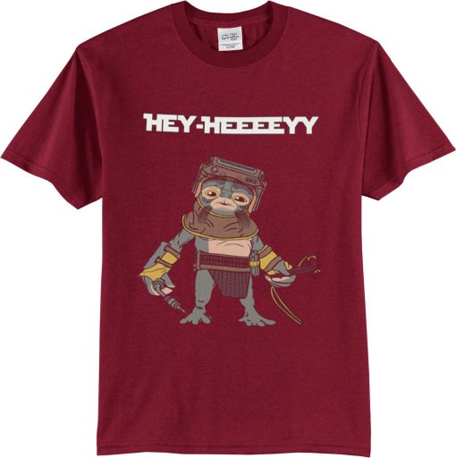 Babu Frik Hey Maroon T-shirt