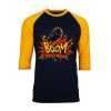 Boom Black Yellow Raglan T shirts