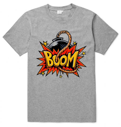 Boom Grey T shirts