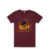 Boom Maroon T shirts