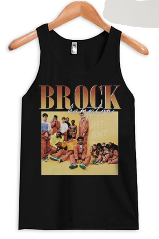 Brockhampton 90s Vintage Black Tank Top