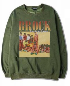 Brockhampton 90s Vintage Green Army Sweatshirts