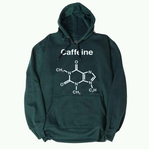 CAFFEINE Green Hoodie