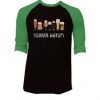 Celebrate Diversity Black Green Raglan T shirts