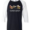 Celebrate Diversity Black White Raglan T shirts