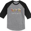 Celebrate Diversity Grey Black Raglan T shirts