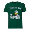 Donald Duck This Is My Happy Face Green Tshirts