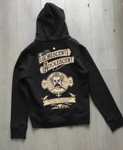 Fluorescent Adolescent Black Back Hoodie