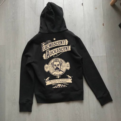 Fluorescent Adolescent Black Back Hoodie