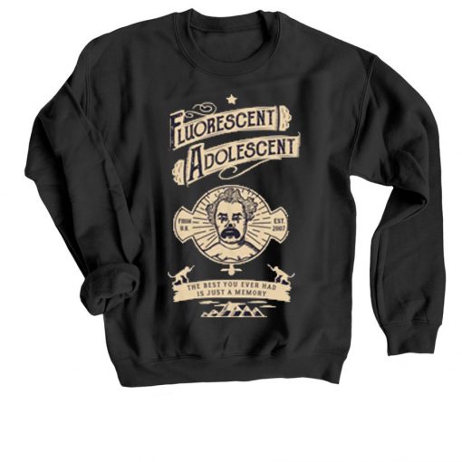 Fluorescent Adolescent Black Sweatshirts