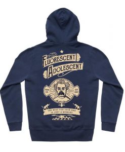 Fluorescent Adolescent Blue Navy Back Hoodie