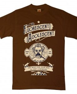 Fluorescent Adolescent Brown T shirts