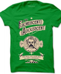 Fluorescent Adolescent Light Green shirts