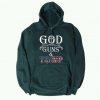 GOD GUN AND TRUMP Green Hoodie