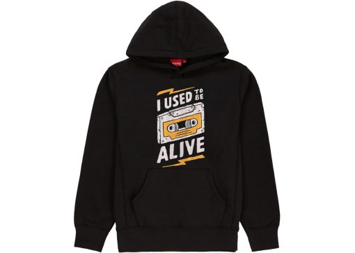 I Used to be Alive Black Hoodie