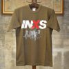 INXS in excess Michael Hutchence The Farriss Brothers Brrown T shirts