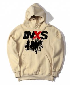 INXS in excess Michael Hutchence The Farriss Brothers Cream Hoodie