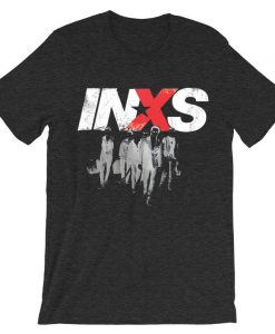 INXS in excess Michael Hutchence The Farriss Brothers Dark Grey T shirts