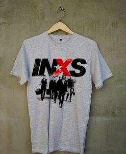 INXS in excess Michael Hutchence The Farriss Brothers Grey T shirts