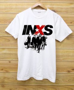 INXS in excess Michael Hutchence The Farriss Brothers White T shirts