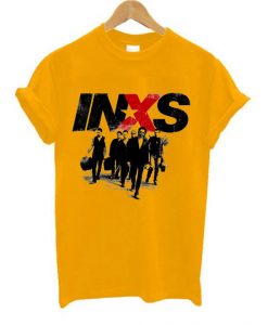 INXS in excess Michael Hutchence The Farriss Brothers Yellow T shirts