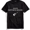 Jonas Brothers Happiness Begins by Guitars Black Tshirts