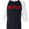 Netflix Movie Black White Raglan Tshirts