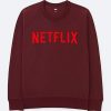 Netflix Movie Maroon Sweatshirts