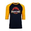 New Design Magic Park Potterhead Black Yellow Raglan Tshirts