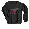 T-rex Female Eclectus Black Sweatshirts