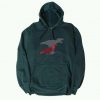 T-rex Female Eclectus Green Hoodie