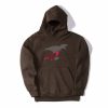 T-rex Female Eclectus brown Hoodie