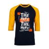 The More You Learn The More You Learn Black Yellow Raglan T shirts