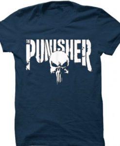 The Punisher Blue Navy T shirts