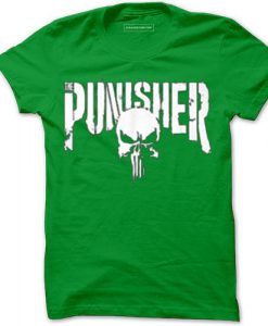 The Punisher Light Green T shirts