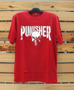 The Punisher Red Tshirts