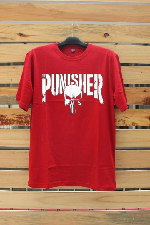 The Punisher Red Tshirts