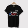 Trump 2020 Keep America Great USA Flag Black T shirts