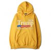 Trump 2020 Keep America Great USA Flag Yellow Hoodie