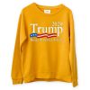 Trump 2020 Keep America Great USA Flag Yellow Sweatshirts