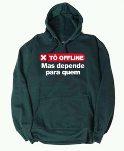 Tô Offline Green Hoodie