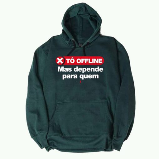 Tô Offline Green Hoodie