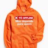 Tô Offline Orange Hoodie